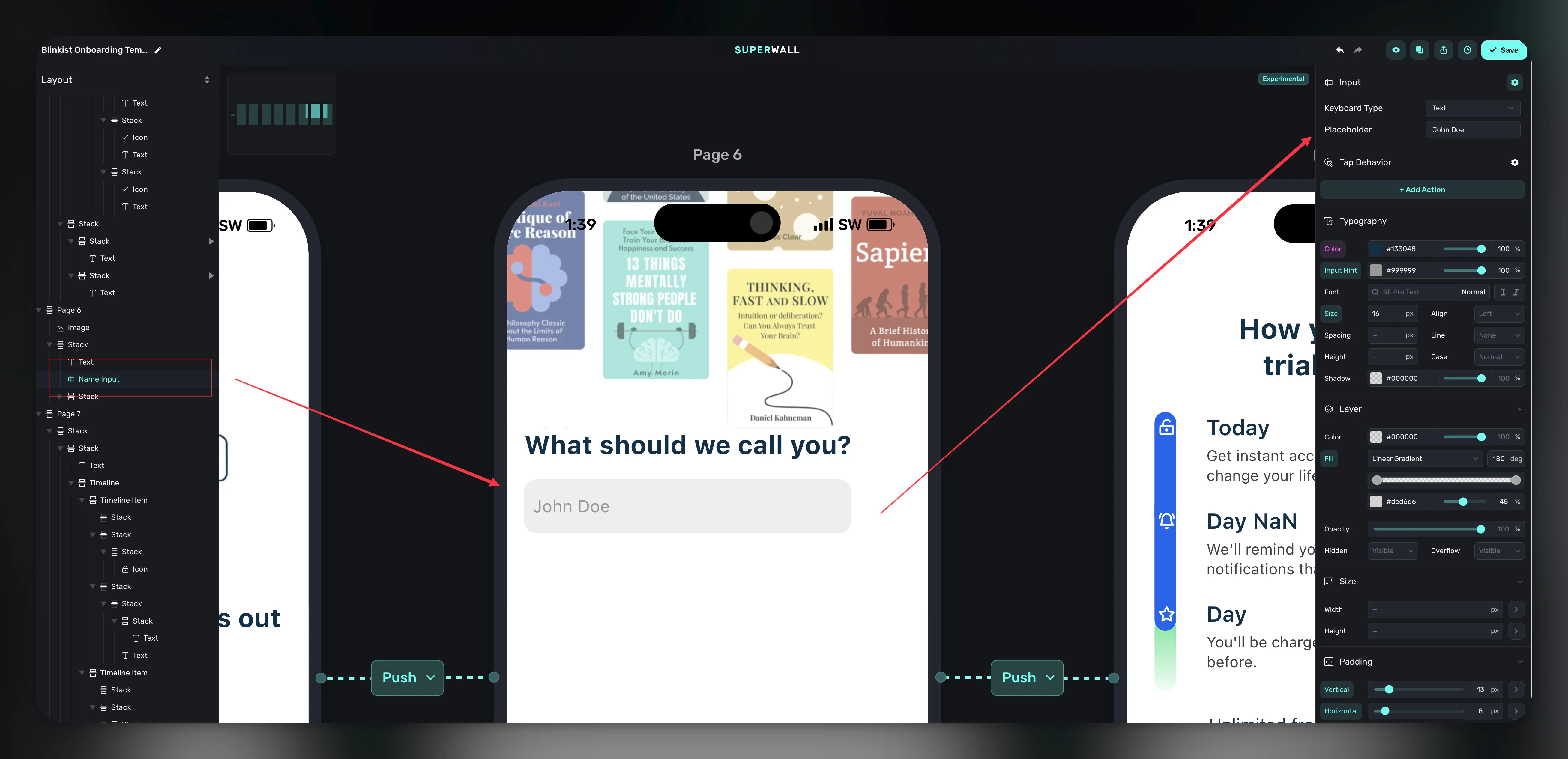The new input element allows for open-ended user input.