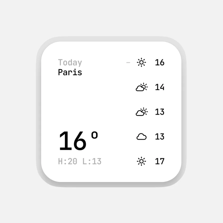 Weather Widget